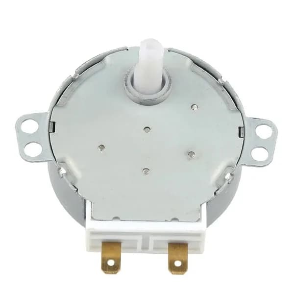 Двигатель (мотор) вращения поддона (запчасть для СВЧ) 21V 4W 4/5 rpm для микроволновых свч печей, длина штока 11mm