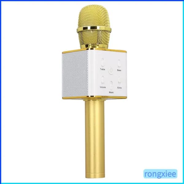 Беспроводной микрофон с Bluetooth, компактный и многофункциональный, для всех возрастов