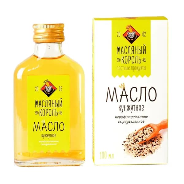 Масляный король Масло кунжутное 0,1 л //