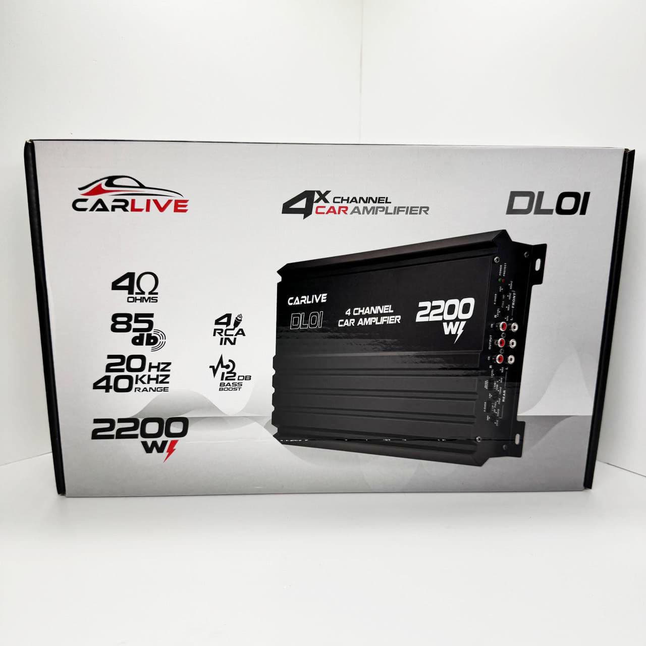 Автомобильный усилитель 2200W / 4-х канальный усилитель звука
