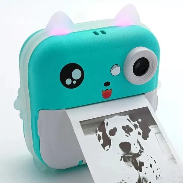 Детский фотоаппарат мгновенной печати Children's Digital Print Camera Q5 Blue