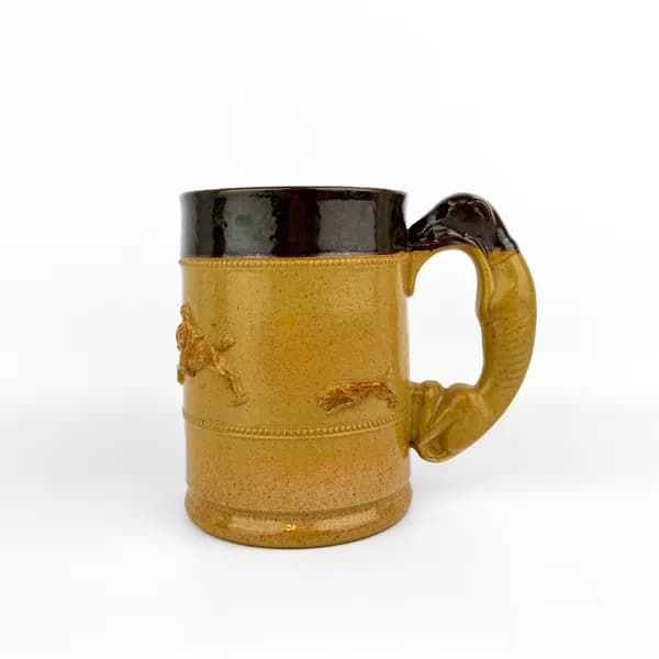 Кружка "Охота". Denby Pottery, Англия, фарфор, 1950-1975 гг.