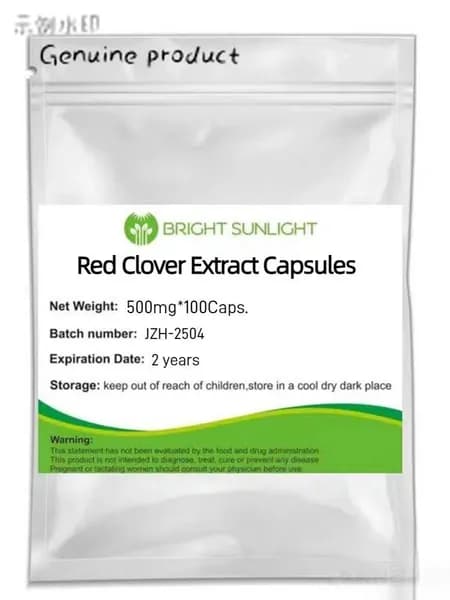 Капсулы с экстрактом красного клевера, 500 мг - 100 капсул (Red Clover)-TAODONG