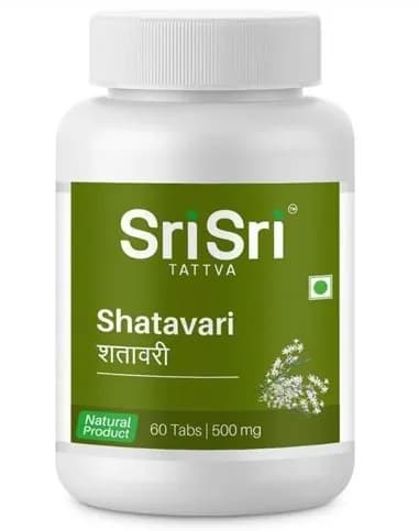 Шатавари марка Шри Шри Таттва (Shatavari Sri Sri Tattva), 1 упаковка по 60 таблеток