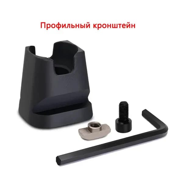 Кронштейн крепления руля из экструдата для Fanatec QR2, профильный держатель