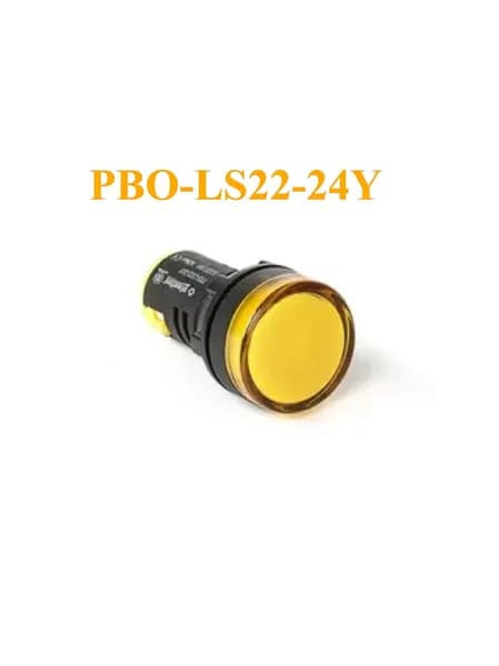 PB0-LS22-24Y светосигнальная арматура жёлтого цвета от производителя Plastim