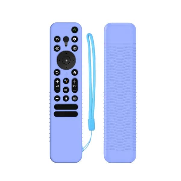 Силиконовый чехол для пульта Sony RMF-TX800U/TX900U с ремешком и противоскользящим рельефом