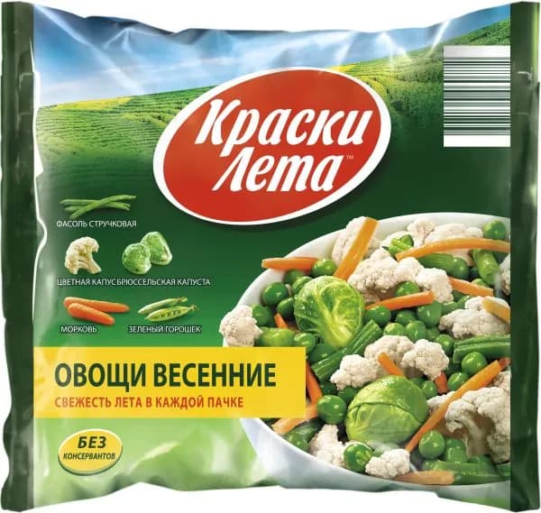 Овощи Краски лета весенние быстрозамороженные 400г