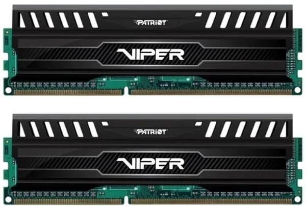Patriot Memory Оперативная память DDR3 8ГБ 1600МГц CL9-9-9-24 DDR3, 1600 МГц, 2 x 4 ГБ (PV38G160C9K)