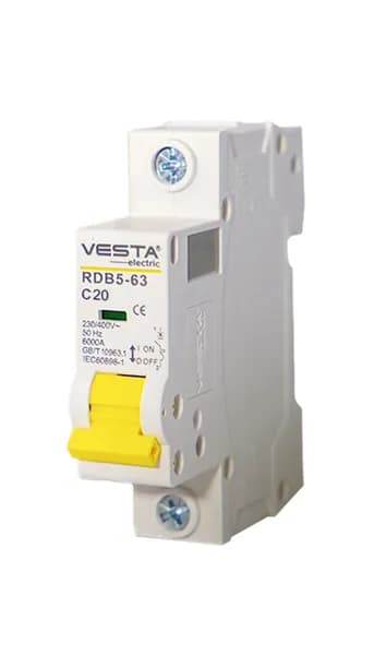 Автоматический выключатель Metronex-Electric Avt. Metronex 1P-20A RDB5 6KA