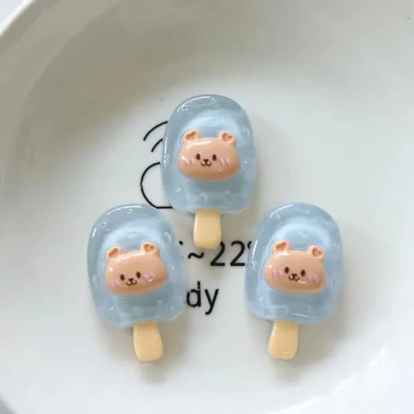 10pcs Кролик из смолы / Мороженое DIY Ювелирные аксессуары