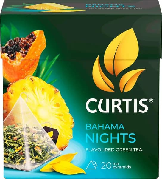 Чай зеленый CURTIS Багама Найтс, 20пир