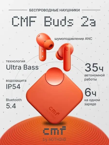 Беспроводные Наушники CMF Buds 2a