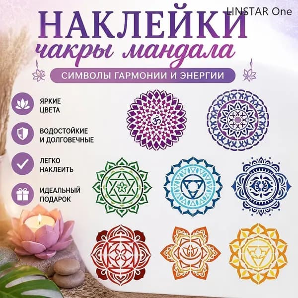 1 набор трафаретов с символами чакр размером 5,9x5,9 дюйма, пластиковый трафарет в виде цветка мандалы, многоразовый шаблон для йоги, медитации, цветочного ремесла