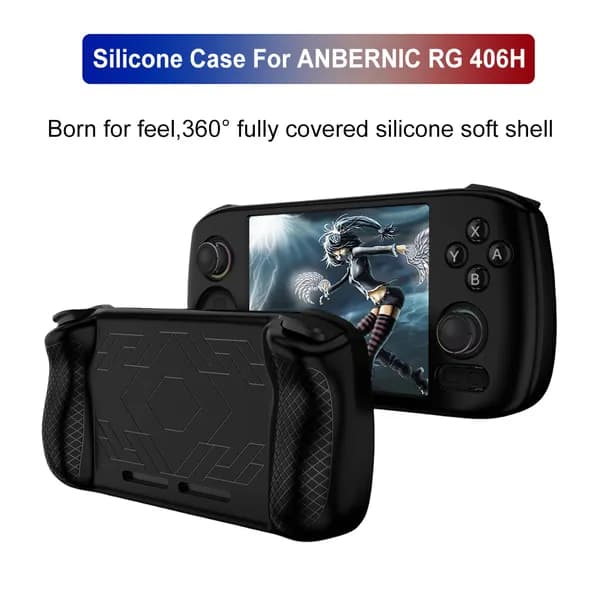Силиконовый защитный чехол для портативной игровой консоли ANBERNIC RG 406H