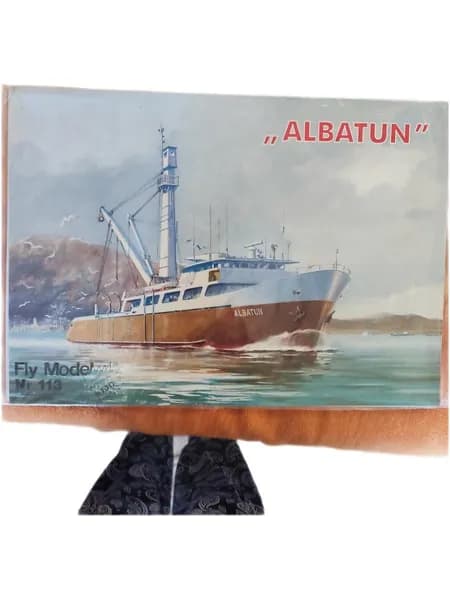 ALBATUN. Модель из картона. М 1:100