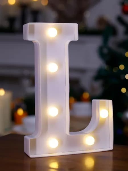 Светящаяся LED-буква A-Z, 16 см,"L"