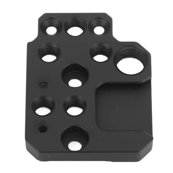 Быстросъёмная алюминиевая пластина для стабилизаторов DJI Ronin S, SC, RS2, RS3: расширяемое крепление с резьбовыми отверстиями 1/4 и 3/8 , холодный башмак