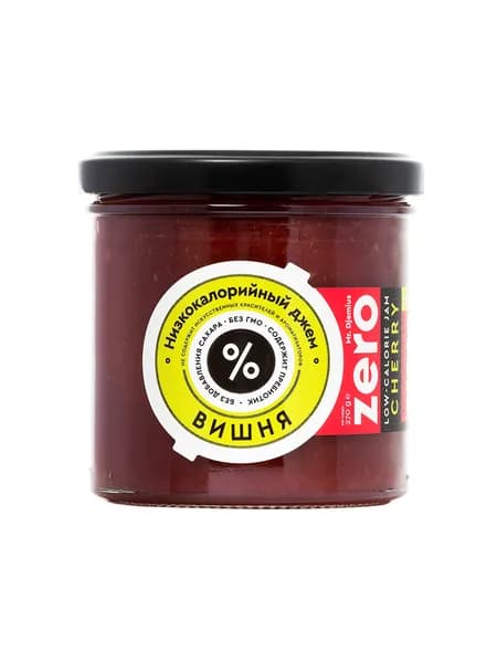 Низкокалорийный джем без сахара Mr.Djemius ZERO "Вишня" 270гр