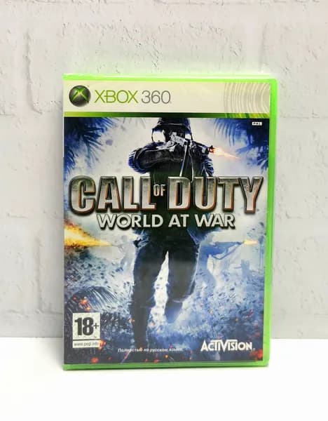 Call of Duty World At War Полностью на русском Видеоигра на диске Xbox 360. Товар уцененный
