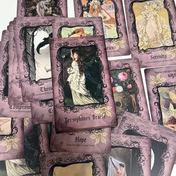 Карты оракула Персефоны,12*7cm Persephone Oracle Cards