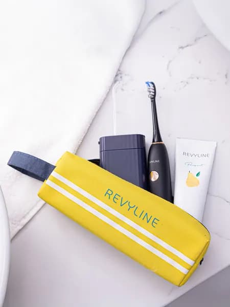 Чехол для зубной щетки / косметичка / пенал Revyline, желтый, дорожный