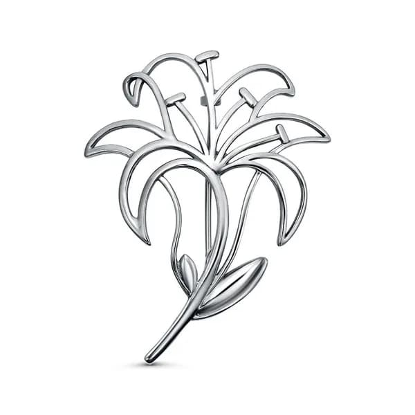 Брошь Красная Пресня из серебра 925 пробы
