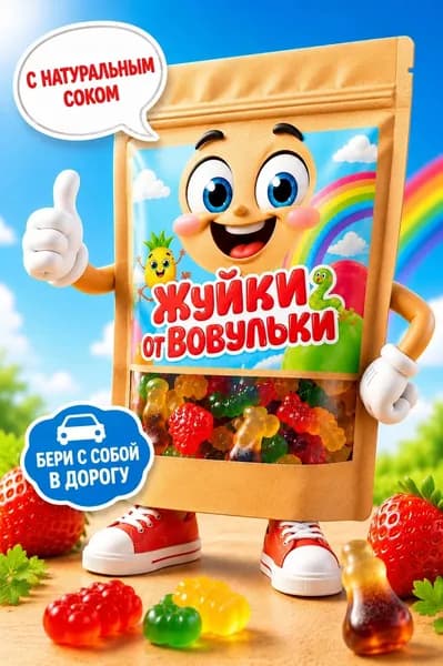 Мармелад ассорти разных вкусов, подарочный набор 200 г