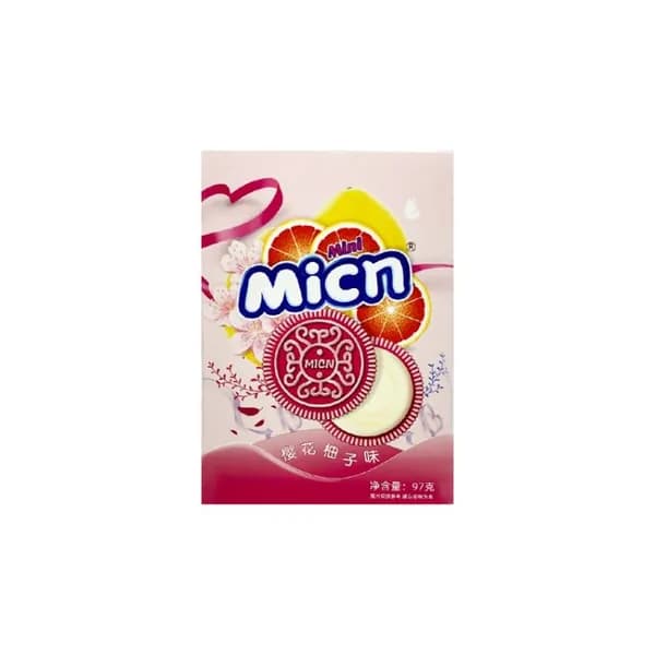 Печенье-сэндвич со вкусом грейпфрута и вишни, 97 г