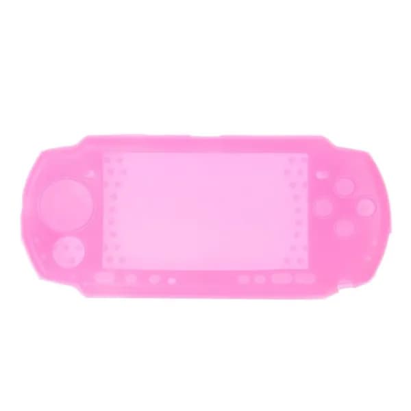 (1 шт.) Силиконовый защитный чехол Sony PSP2000 PSP3000-розовый