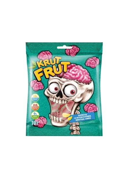 KrutFrut Жевательный мармелад Мозг, 70 гр