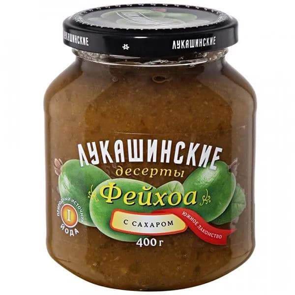 Фейхоа с сахаром Десерт Лукашинские , 400 г