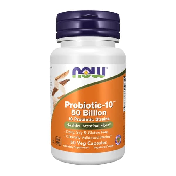 NOW Foods Supplements, Пробиотик-10 , 50 миллиардов, с