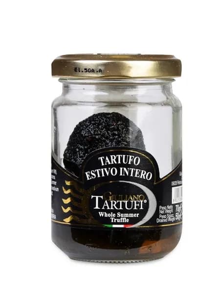Трюфели чёрные летние целые, Giuliano Tartufi, 50 г, Италия