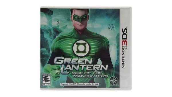 Green Lantern Rise of the Manhunters (Nintendo 3DS, NTSC) Винтаж