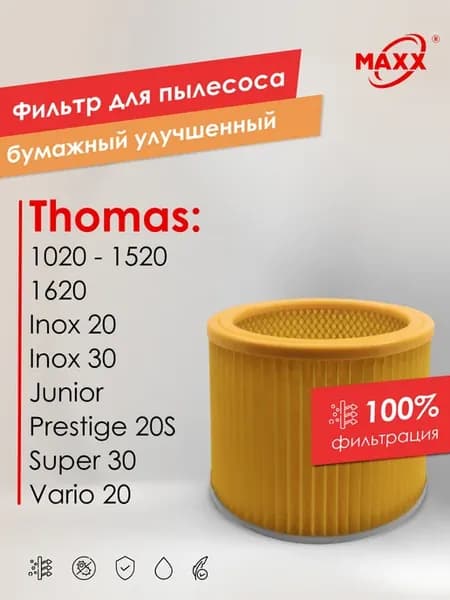 Фильтр бумажный PRO для пылесоса Thomas
