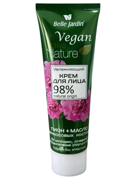 Крем для лица Belle Jardin Active Nature Увлажняющий, пион и масло абрикосовых косточек, 85мл