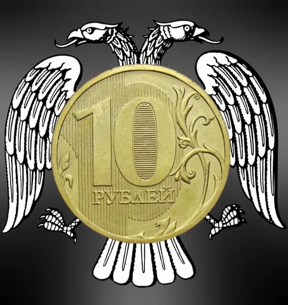 Монета 10 рублей 2012 года Россия