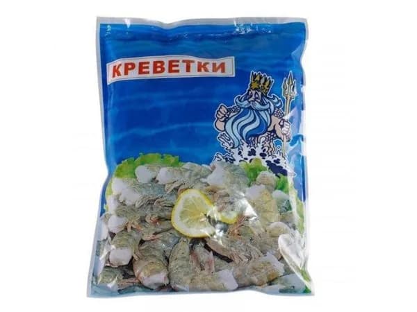 Креветки 21/25 ваннамей очищенные сыромороженые