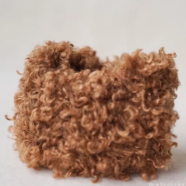 Мягкая пушистая кудрявая проволока синельная для рукоделия,15mm,1 метр