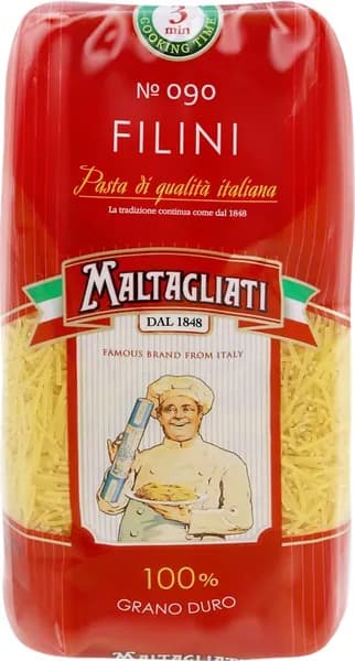 Макароны MALTAGLIATI Filini № 090, 450г