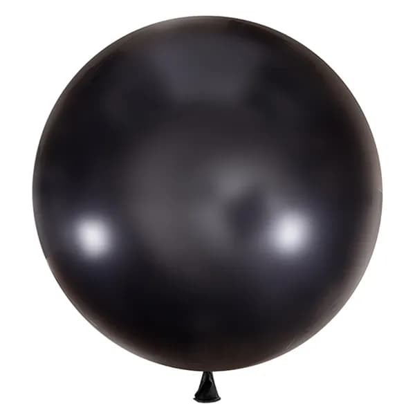 Воздушный шар 36"/91см Декоратор BLACK 048 1шт