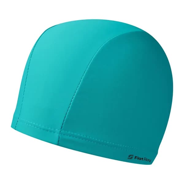Шапочка для плавания текстильная Flat Ray Lycra Cap, цвет Бирюзовый.