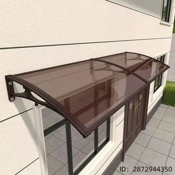 Козырек над крыльцом, дверью. Козырек для дачи, дома60*180CM .Навес из кронштейна из алюминиевого сплава