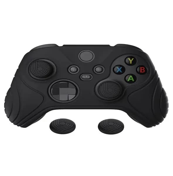 Силиконовый чехол для Xbox Series S/X с накладками на стики, чёрный