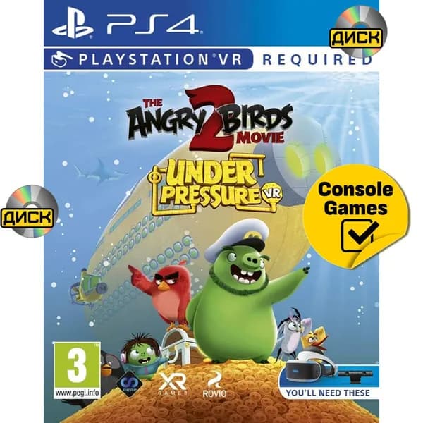 Игра PS4 Angry Birds Movie 2 Under Pressure VR (PlayStation 4, Английская версия)