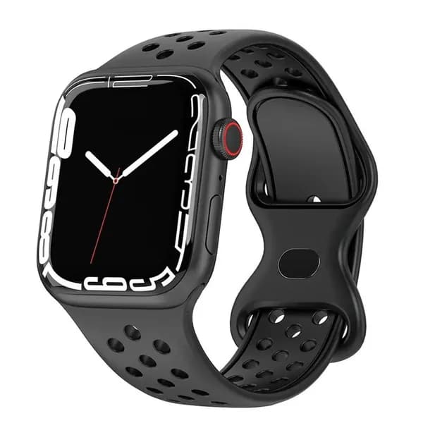 Силиконовый ремешок для Apple Watch Ultra 2 9 8 7 6 SE 5 4 3 49 мм 42 мм 38мм