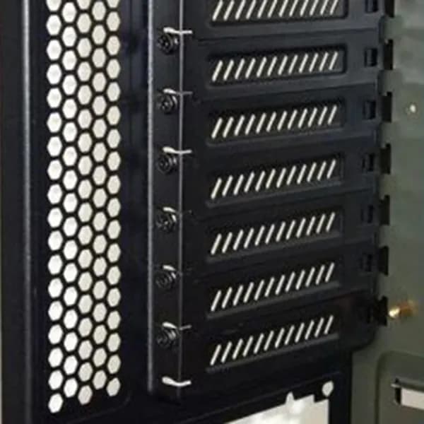 Алюминиевые PCI-заглушки для корпуса ПК, черные, 121 19 мм, 5 шт.