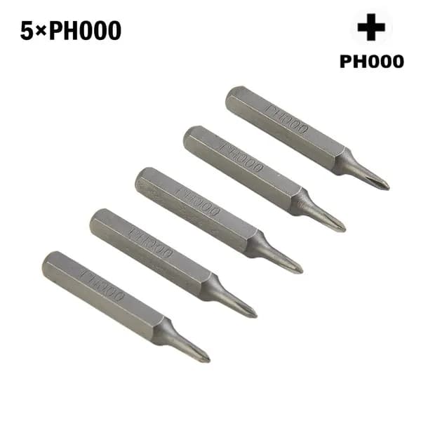 Насадки для крестовой отвертки H4 28 мм PH0000 PH000 PH00 PH0 PH1 PH2 с шестигранным хвостовиком 4 мм