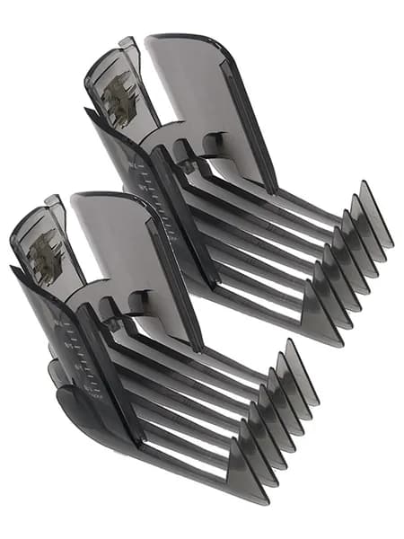Машинка для стрижки Насадка-расческа для триммера Philips: QC5105 QC5115 QC5120 QC5125 QC5130 QC5135, регулируемая....X, черный